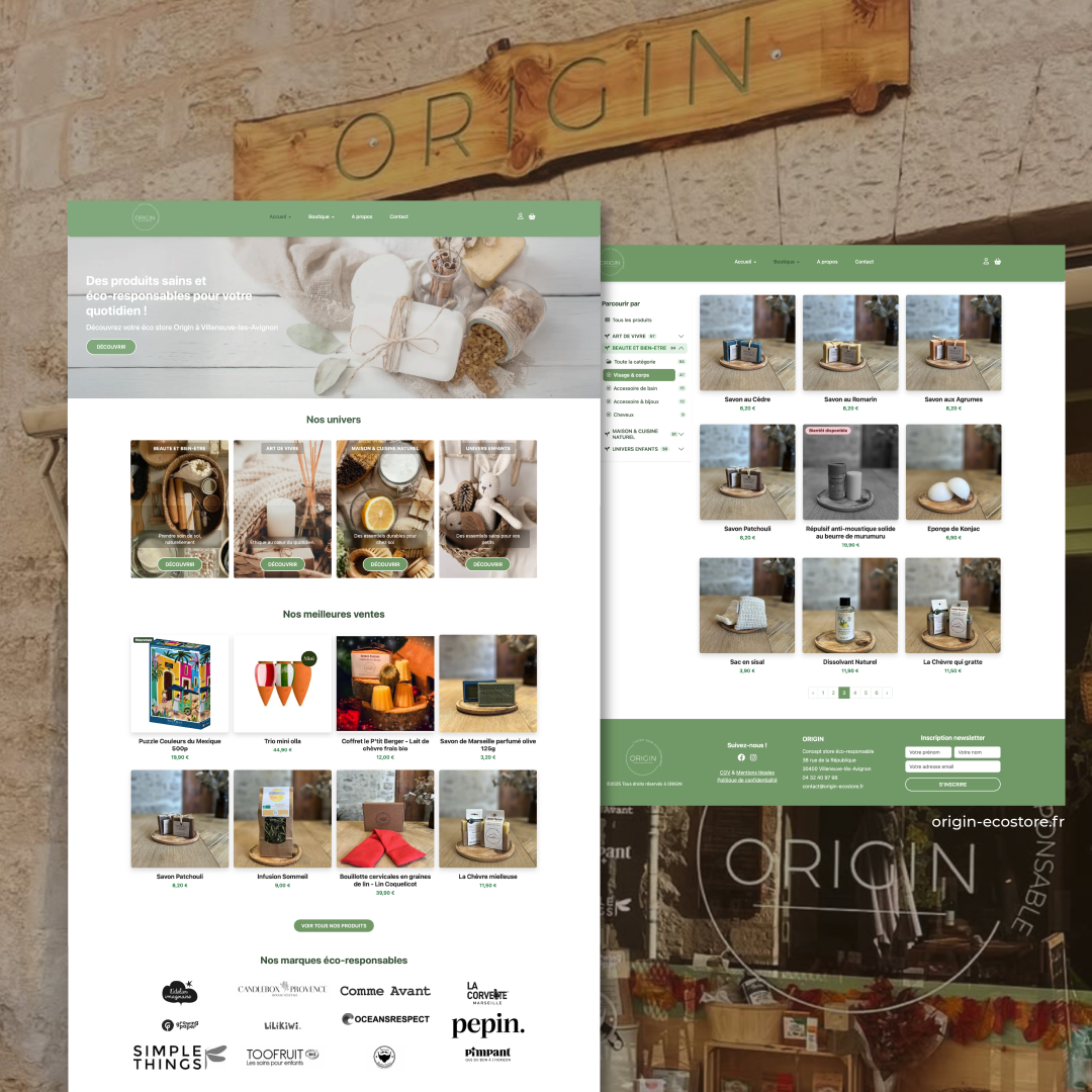 Projet Origin Eco Store
