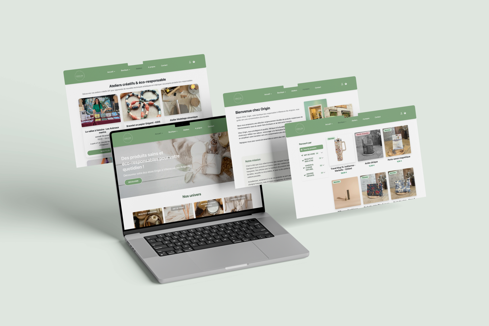 Image de galerie du projet Origin Eco Store - visuel 2