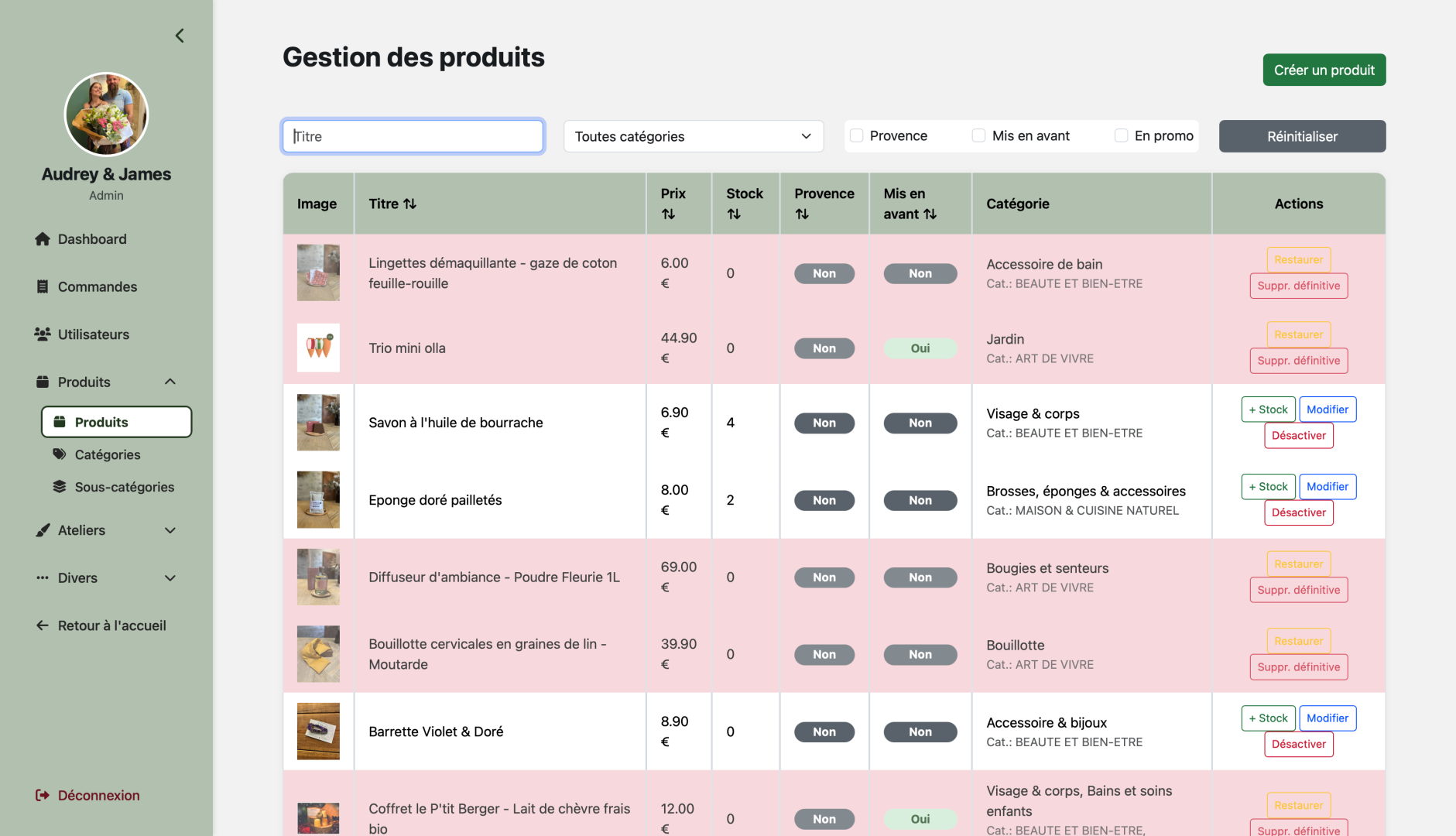 Image de galerie du projet Origin Eco Store - visuel 6